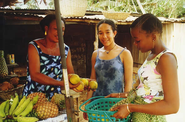 La Marchande de fruits — Le Bénin