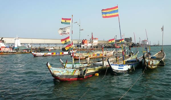 Le port de pêche — Bénin et Togo