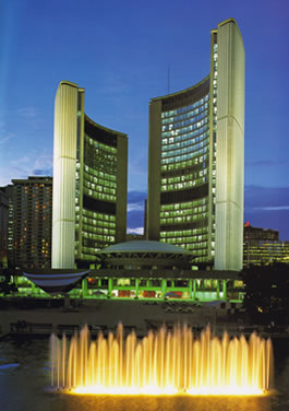 L'ancienne Mairie de Toronto, Eaton Center ... — souvenir du voyage au Canada
