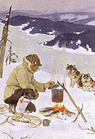 L'épopée des coureurs de bois — souvenir du voyage au Canada