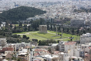 Athènes - l'Acropole - la ville moderne — Méditerranée orientale
