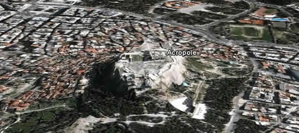 Athènes - l'Acropole - la ville moderne — Méditerranée orientale