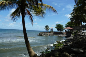 La petite ville de Basse Pointe — La Martinique