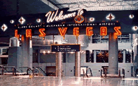 L'arrivée à Las Vegas — souvenir du voyage au Nevada
