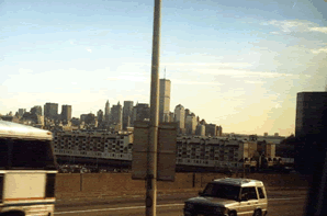 Sur la route 87, en direction d'Albany City... — New York