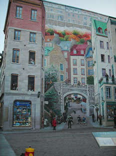 Le dédale du Petit Champlain — Le Québec