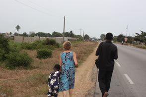 Après la frontière Béninoise — Le Togo