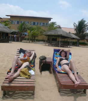 La plage Robinson à Lomé — Le Togo