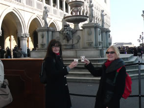 En attendant le train — Venise