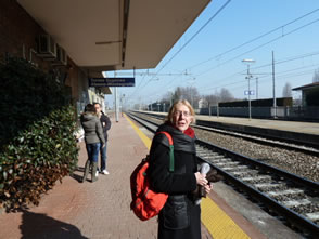 En attendant le train — Venise