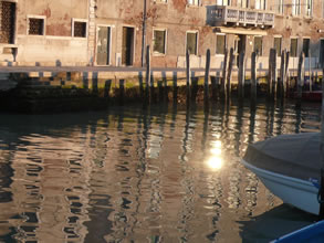 La lagune au crépuscule — Venise