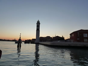 La lagune au crépuscule — Venise