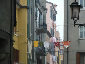 Dans les rues de Chioggia — Venise