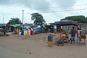 Sur la route Nationale — Vie africaine